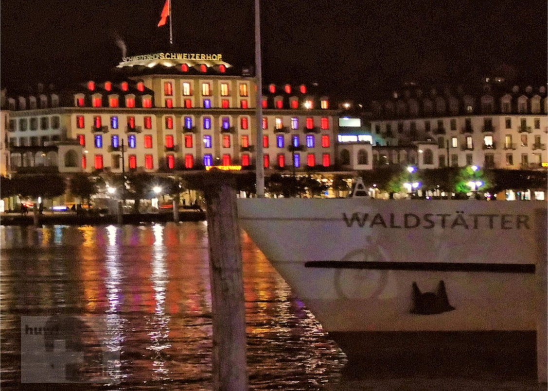 Abendstimmung Luzern Poster A4