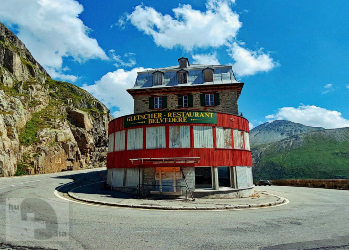 Gletscher-Hotel Restaurant Belvedere – Digitales Foto